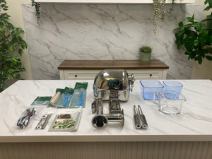 Angel 7500 Cold Press Slow Juicer (Used/Brand New Condition/Very Minor Scratches, 1 Left in Stock)